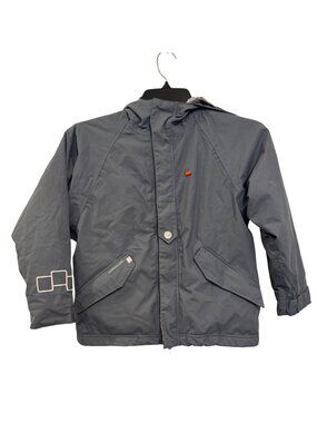Foursquare Mens Small Gray Snowboard Jacket 5K Waterproof Hooded